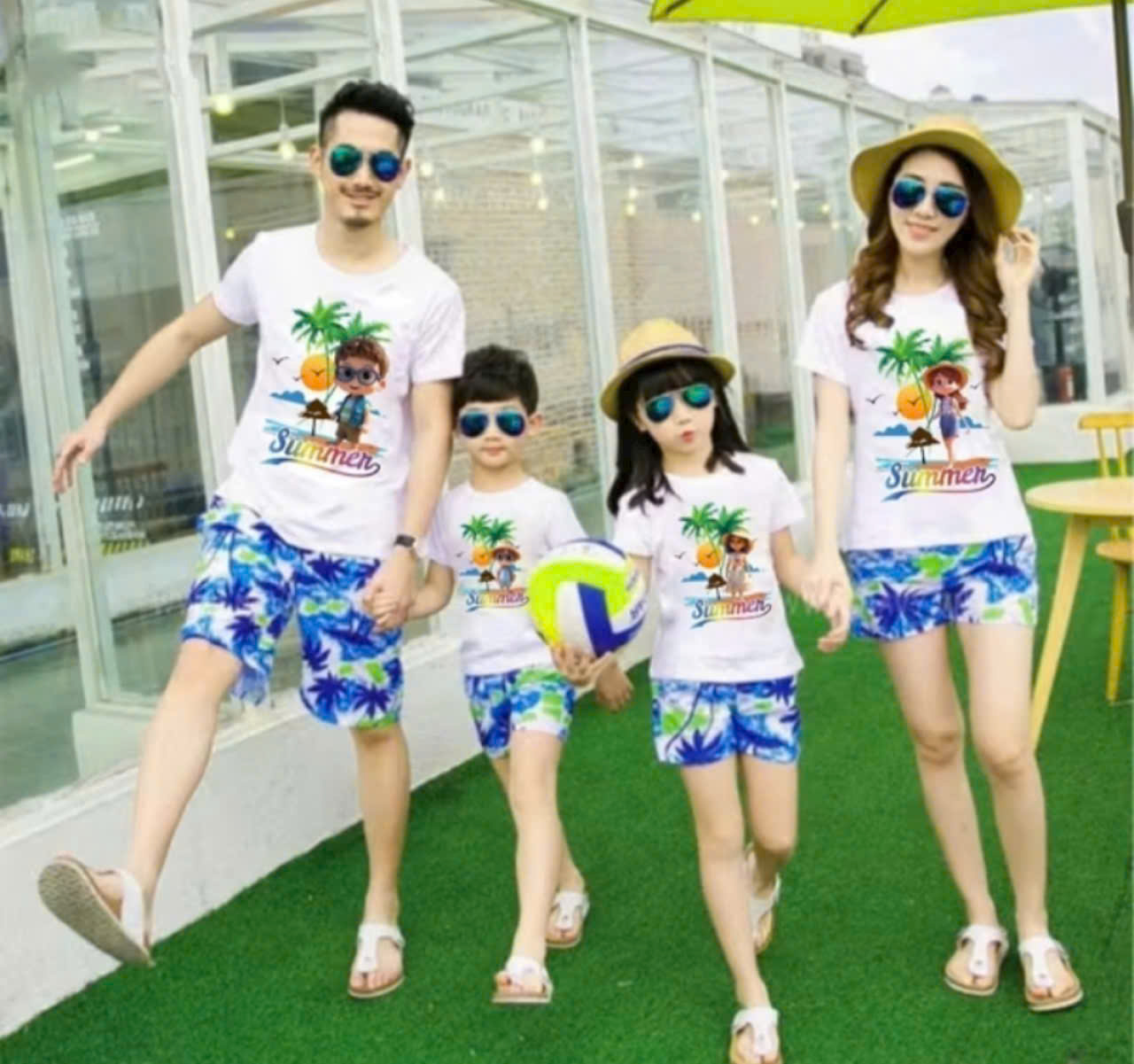 Bộ Áo quần đi biển 1020